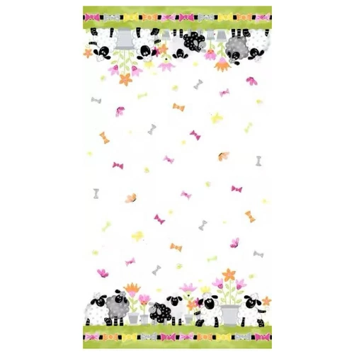 Super Sale | Susybee | Lal the Lamb Double Border White SB20403-100 