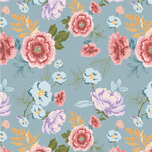 Super Sale | Nature Sings Rose Garden Blue NS24122 