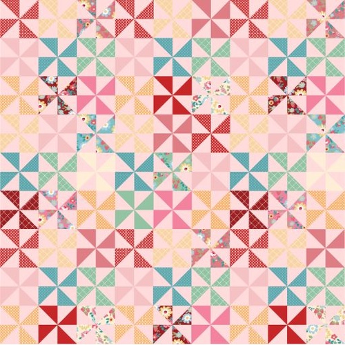 Super Sale | Hopscotch and Freckles Pinwheels Pink HF21907 