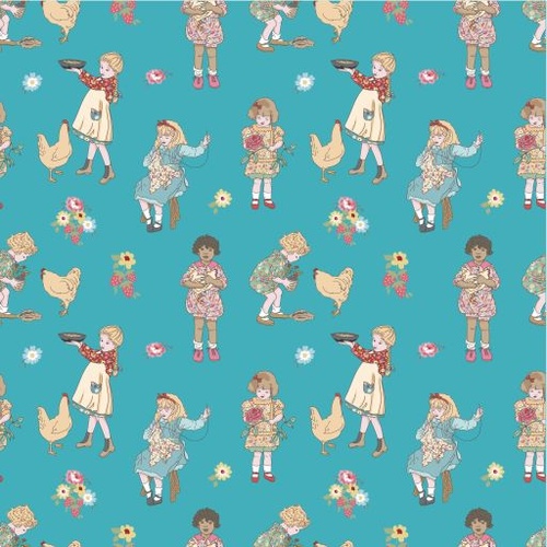 Super Sale | Hopscotch and Freckles Children's Chores Teal HF21902