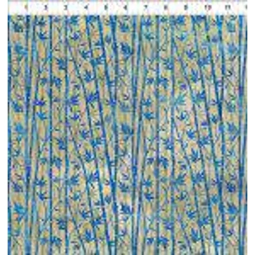 Super Sale | Jason Yenter | Oriental Gardens Blue Bamboo 8OG-2 