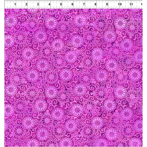 Super Sale | Jason Yenter |Oriental Gardens Magenta Lace 7OG-3 