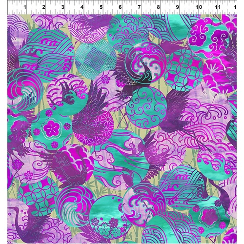 Super Sale | Jason Yenter | Oriental Gardens Purple Emblems 3OG-3 