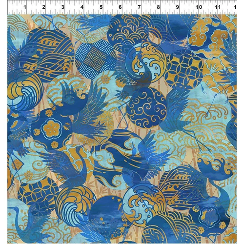 Super Sale | Jason Yenter | Oriental Gardens Blue Emblems 3OG-2