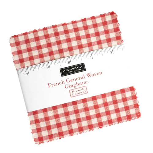 Moda | French General Woven Ginghams | Charm Pack 12223PP