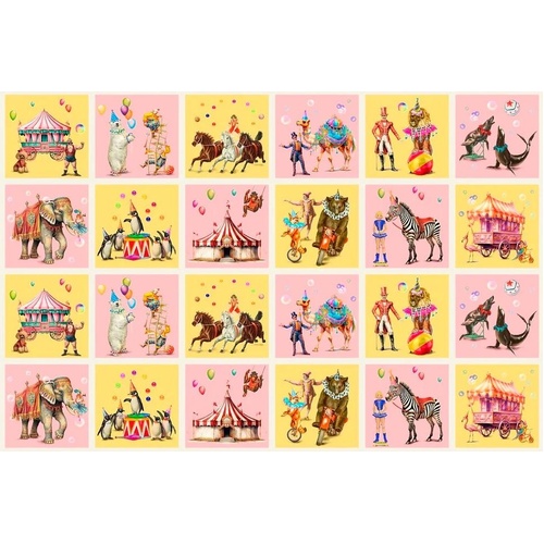 Super Sale |A Night at the Circus Blocks 28" Panel DDC11968