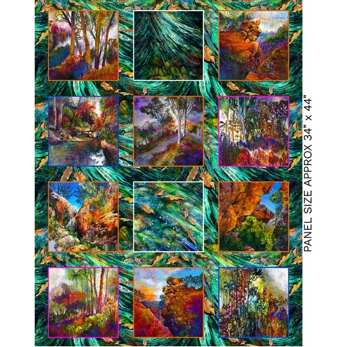 Super Sale | Kondalilla Falls Blocks 34" Panel 4108F