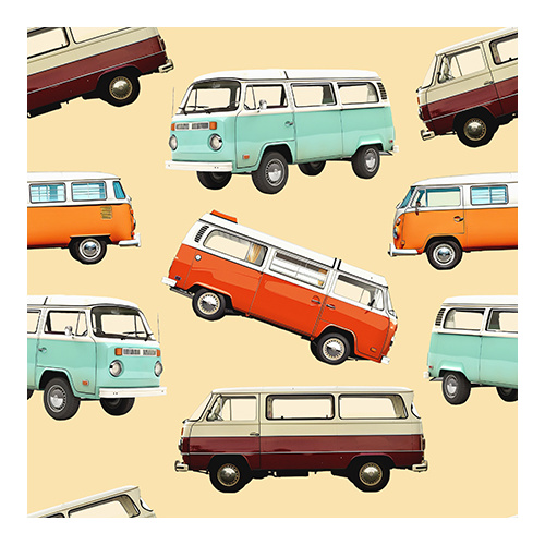 Super Sale | Tossed Kombi Yellow Retro Ride 4057I