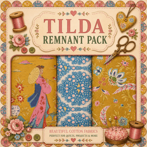 Fabric Remnant Pack | Tilda 2 Designs - 1 ONLY