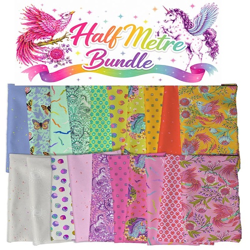 Tula Pink | Legendary Half Metre Bundle | 20 Designs