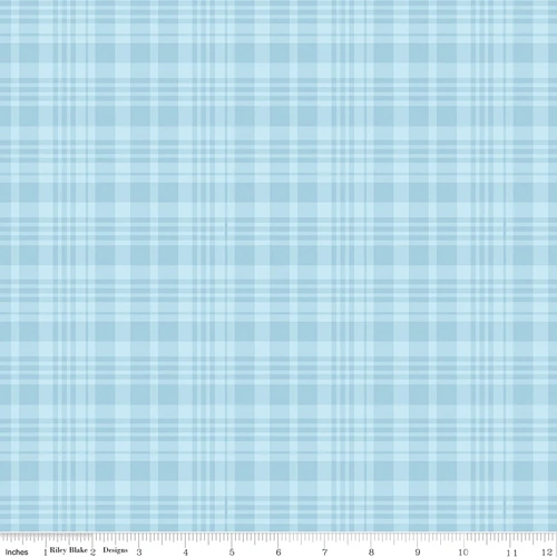 Riley Blake | Winnie the Pooh Plaid Check C17005-BLUE