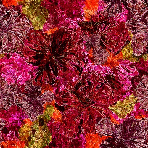 Super Sale | Glorious Gum Blossoms Stylised Blossoms Pink 4109P