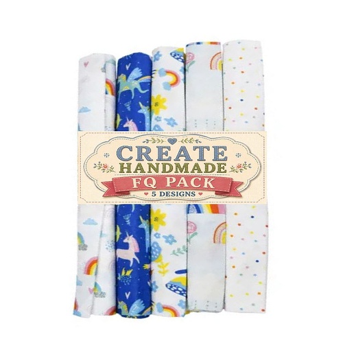 Create Handmade Unicorn Dreams Fat Quarter Pack | 5 Designs