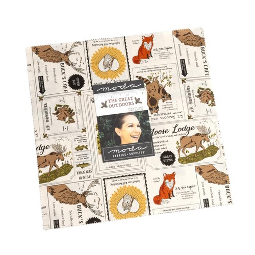 Super Sale | Moda Stacy Iest Hsu | The Great Outdoors 10" Layer Cake 20880LC