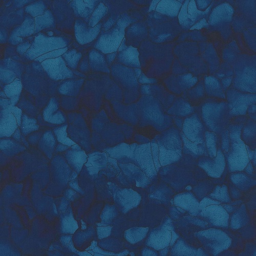 Camelot Fabrics | Flight of Beauty Petal Mosaic Navy 16240406-03