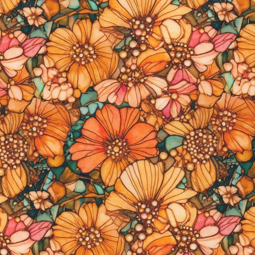 Camelot Fabrics | Flight of Beauty Large Floral Multi 16240403-01