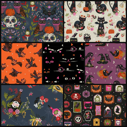 Dashwood Studio Hocus Fat Quarter Bundle - 7 Designs