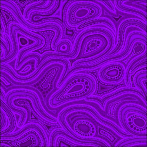Oasis Fabrics | Tjukurpa Land Tonal Swirls Purple 59-9256