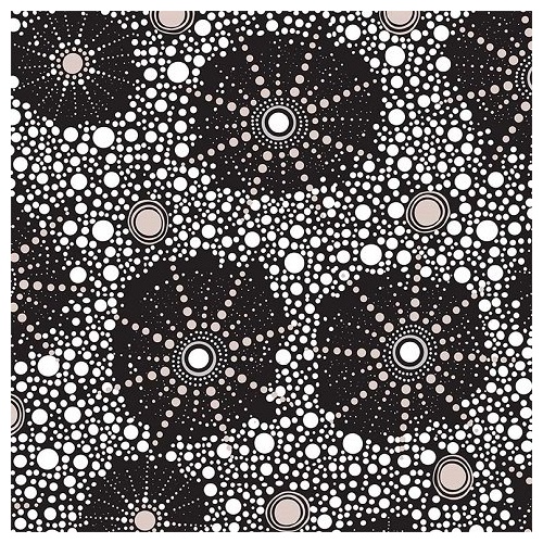 Super Sale | M&S Textiles | Aboriginal Seven Sisters Black SSB