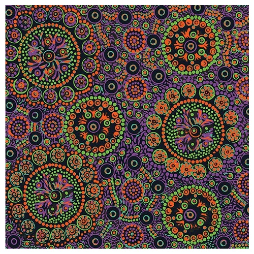 Super Sale | M&S Textiles | Aboriginal Art Wild Desert Flowers WDFP