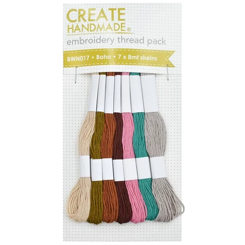 Create Handmade Embroidery Thread Pack Boho BWN017