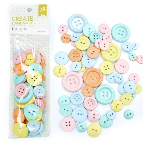 Create Handmade Buttons Waterfall Pastels 60 grams BWB065