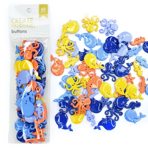 Create Handmade Buttons Ocean 60grams BWB079