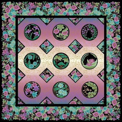 Leesa Chandler | YOMU Flower Garden Quilt Kit Spring
