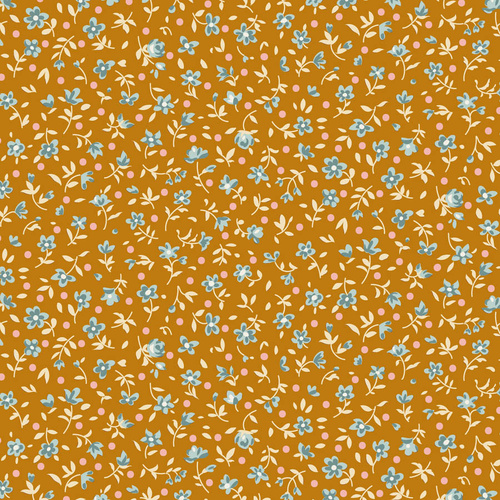 Tilda | Village Life | Floral Blender Mae Ochre 110174