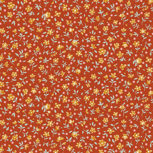 Tilda | Village Life | Floral Blender Mae Rust 110176