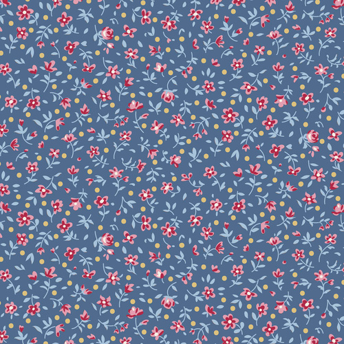 Tilda | Village Life | Floral Blender Mae Blue 110185