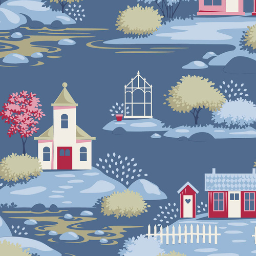 Tilda | Village Life | Scenic Home Blender Blue 110187