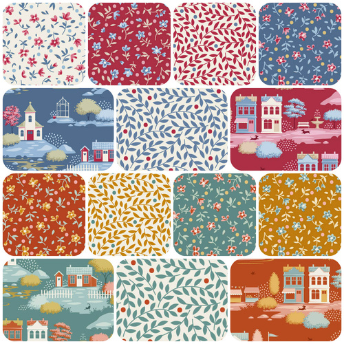 Tilda | Village Life | Blender 1/2 Metre Bundle Full Range - 14 Designs