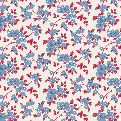Tilda | Village Life | Floral Ruth Blue 100696