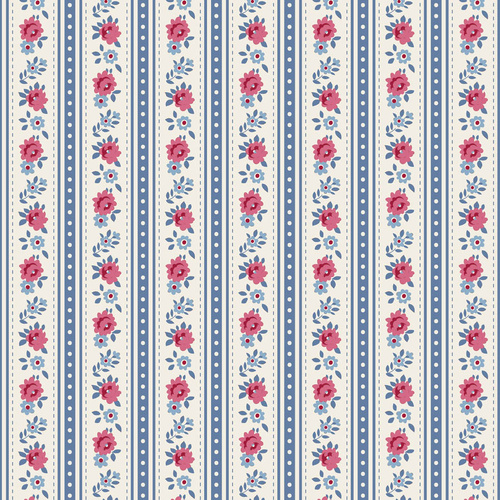 Tilda | Village Life | Floral Agnes Blue 100700