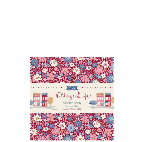 Tilda | Village Life | 5" Charm Squares - 40pcs - 300281