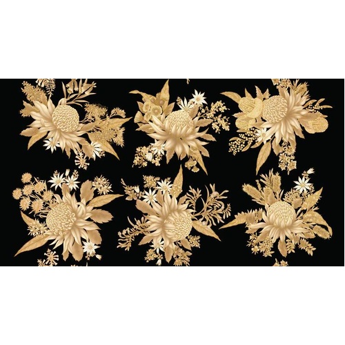 Fabric Remnant | Under The Australian Sun Waratahs Classic 58cm