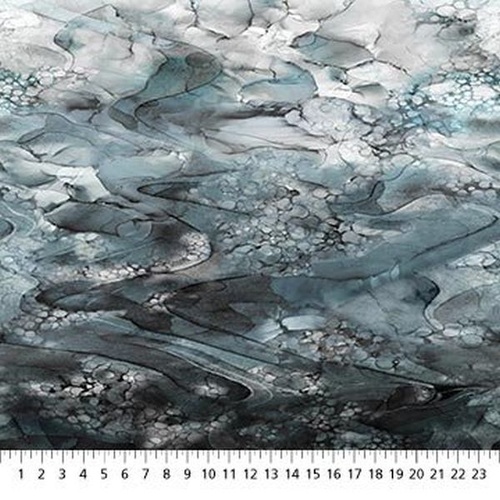 Fabric Remnant | Bliss Ombre Slate 69cm