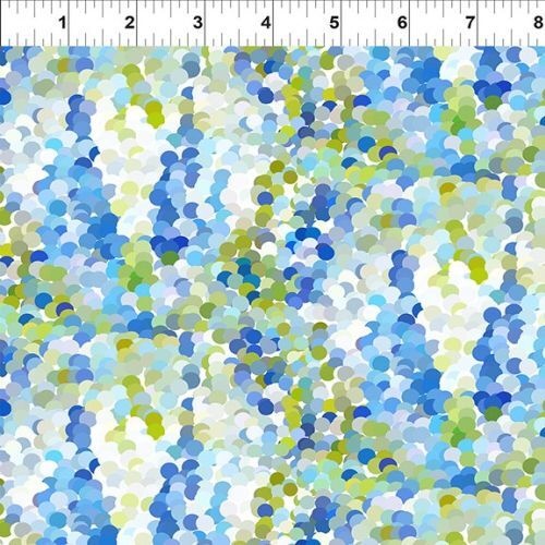 Fabric Remnant |  Hummingbird Lane Geo (55cm x 112cm)