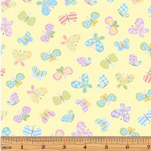Fabric Remnant | Some Bunny Loves You Butterfly (39cm x 112cm)