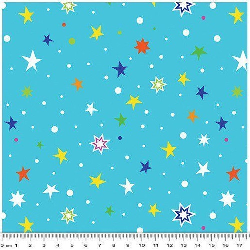 Fabric Remnant | Lift Off Star Gazing Glow in the Dark(56cm x 112cm)
