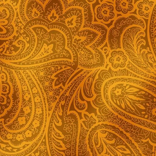 Fabric Remnant | 	 Radiant Paisley Blender (74cm x 112cm)