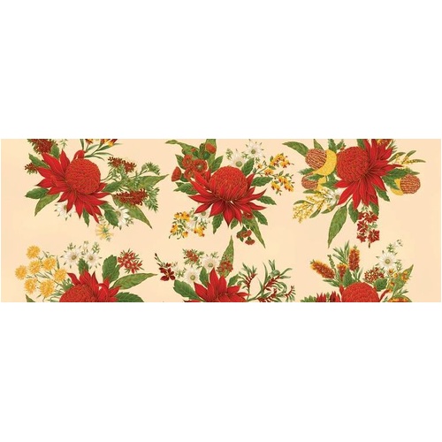 Fabric Remnant | Under The Australian Sun Waratahs (40cm x 112cm)