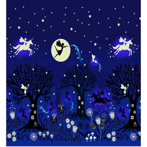 Lewis & Irene | Glow Fairies | Fairy Glow Night Double Edge Border A867.3