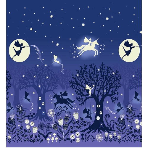 Lewis & Irene | Glow Fairies | Fairy Glow Dusk Double Edge Border A867.2