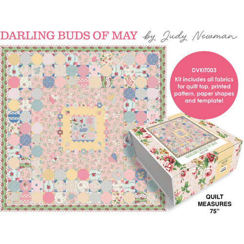Devonstone - Judy Newman | Darling Buds of May | Boxed Quilt Kit | DVKIT003