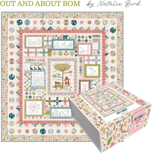 Devonstone Natalie Bird | Out and About Boxed Quilt Kit | DVKIT006