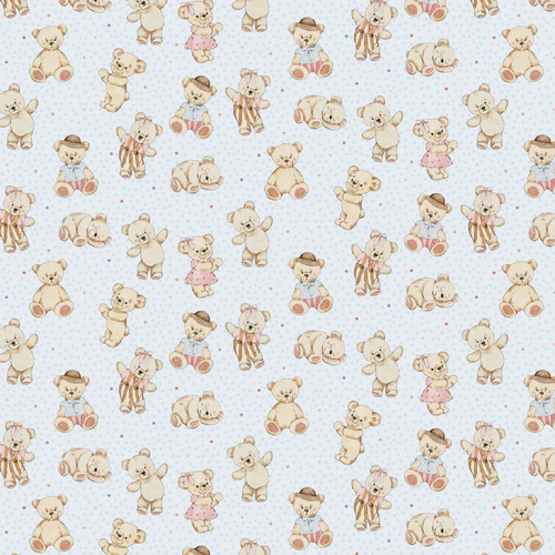 Devonstone | Bed Buds | Teddy Bears Allover DV7893