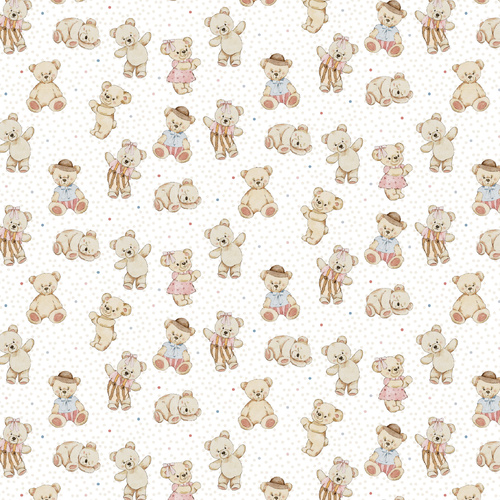 Devonstone | Bed Buds | Teddy Bears Allover DV7892
