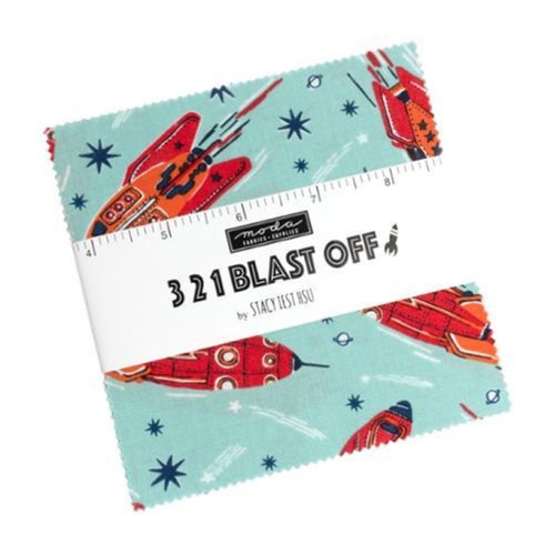 Moda Stacy Iest Hsu | Blast Off 5" Charm Squares 20950PP